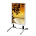 Stoepbord met swingvoet